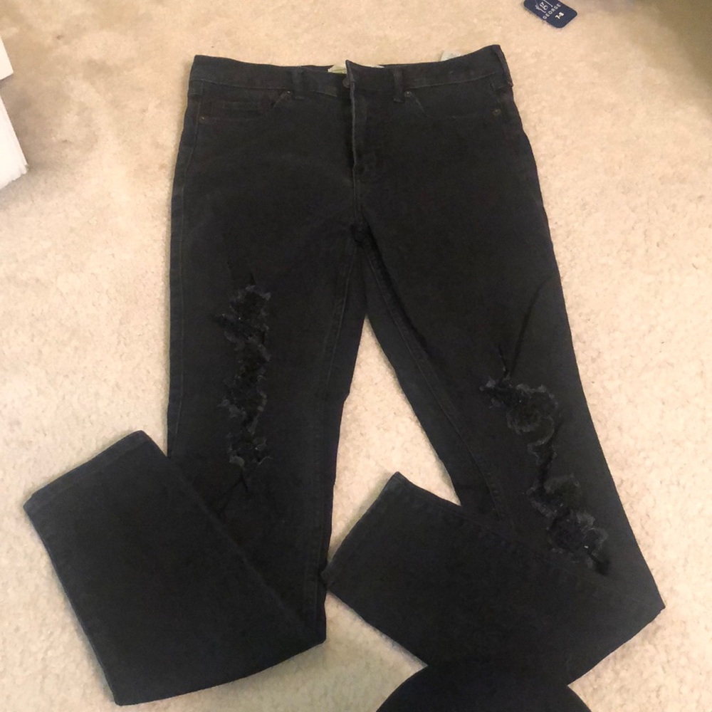 abercombie and fitch high rise super skinny jeans